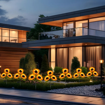 Solar Sunflower LED Lights